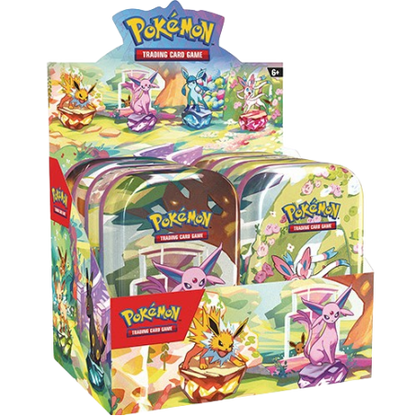 Pokemon Scarlet & Violet - 8x Prismatic Evolutions Mini Tin Display Bundle