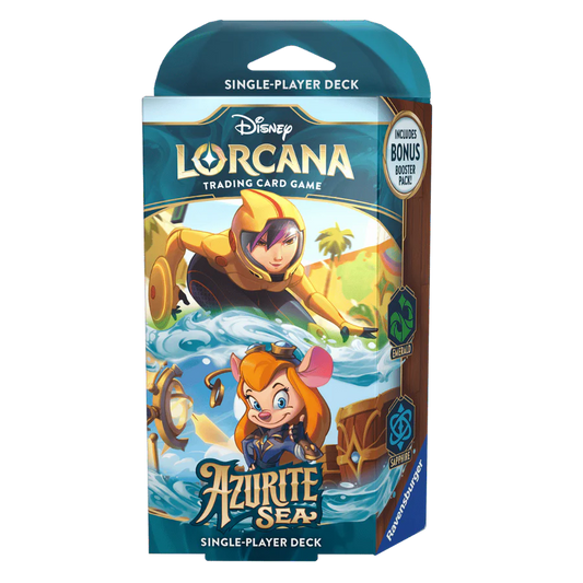 Disney Lorcana Azurite Sea Emerald & Saphire Starter Deck