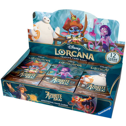 Disney Lorcana Azurite Sea Booster Box