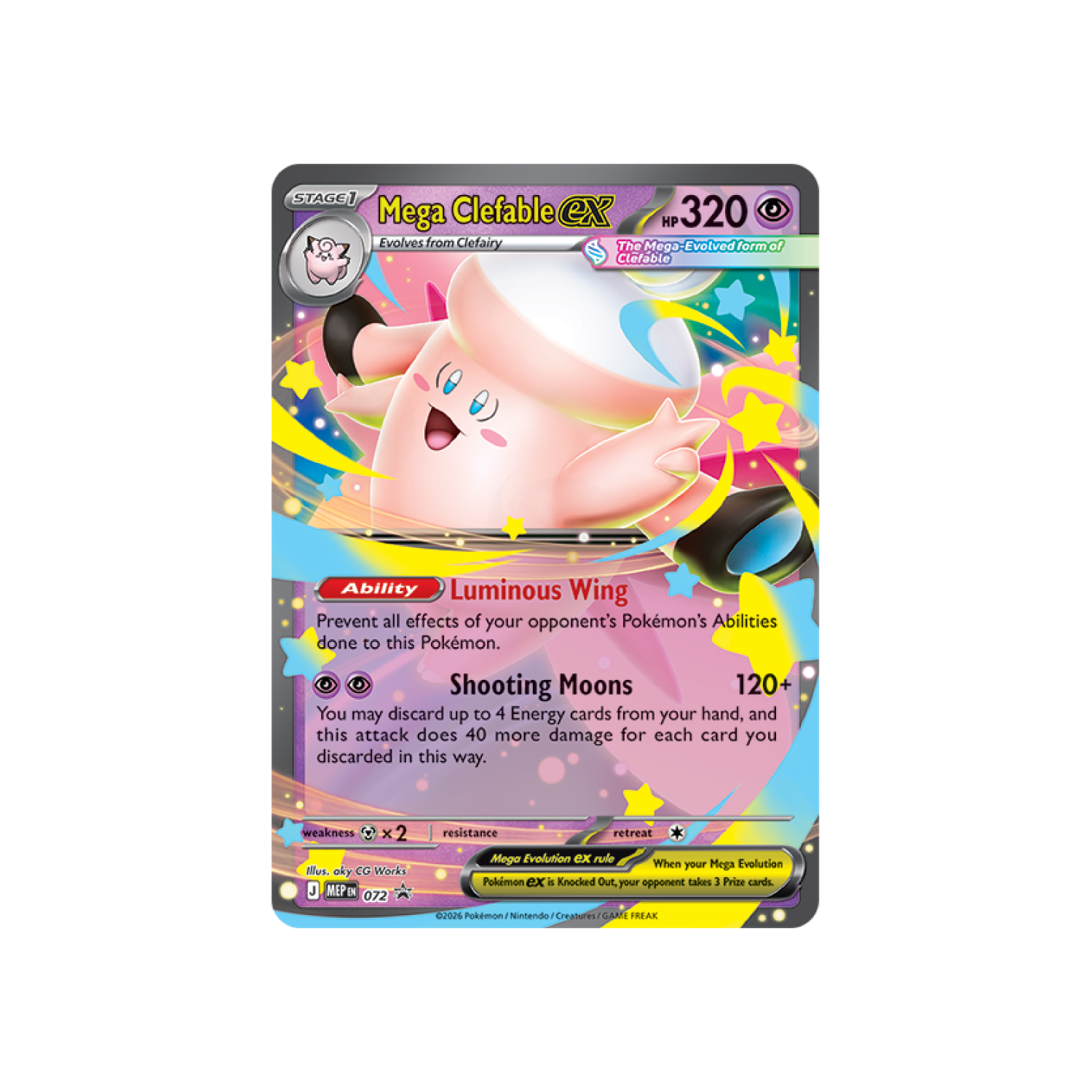 Mega Clefable ex Tin - Psydeck