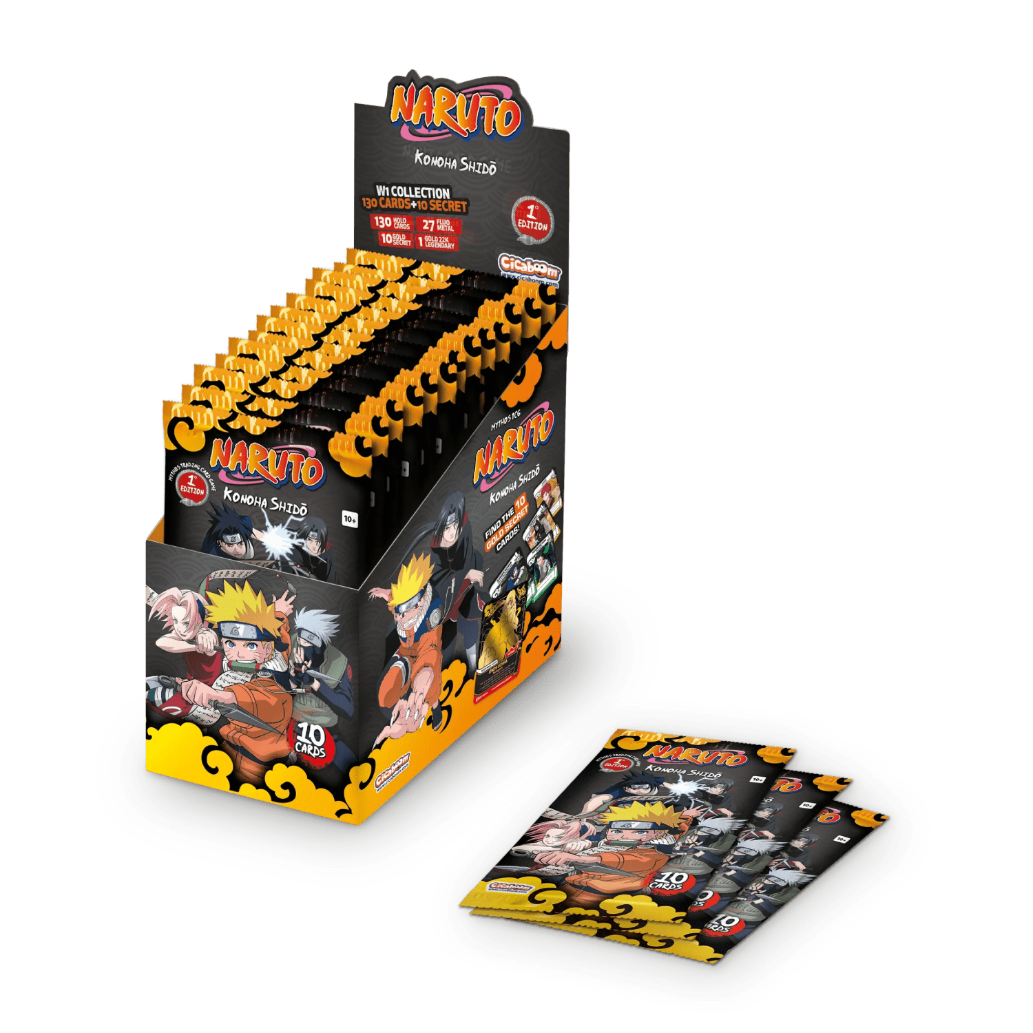 Naruto Mythos TCG - Konoha Shidō Booster Box (1ª Edição) - Psydeck