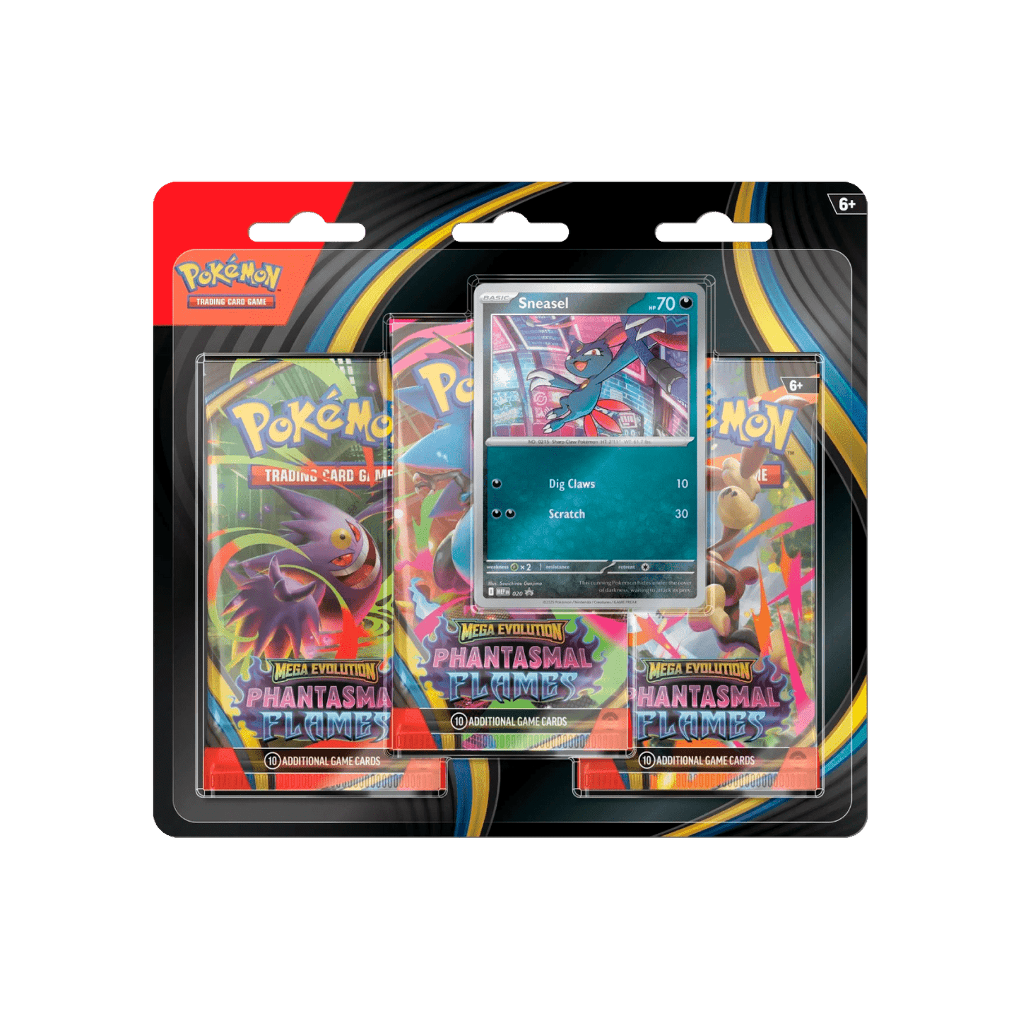Phantasma Flames 3 Pack Blister Sneasel - Psydeck