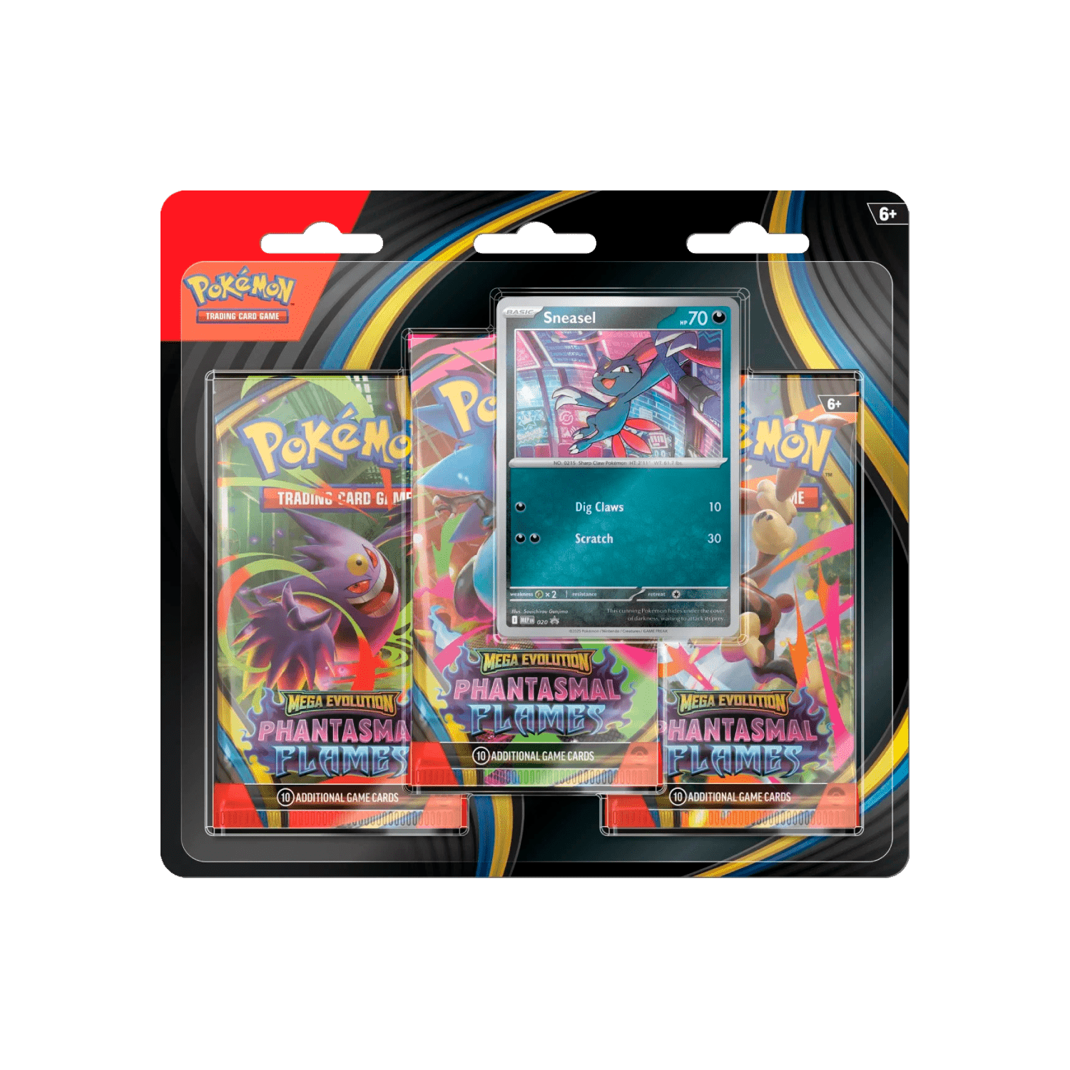Phantasma Flames 3 Pack Blister Sneasel - Psydeck
