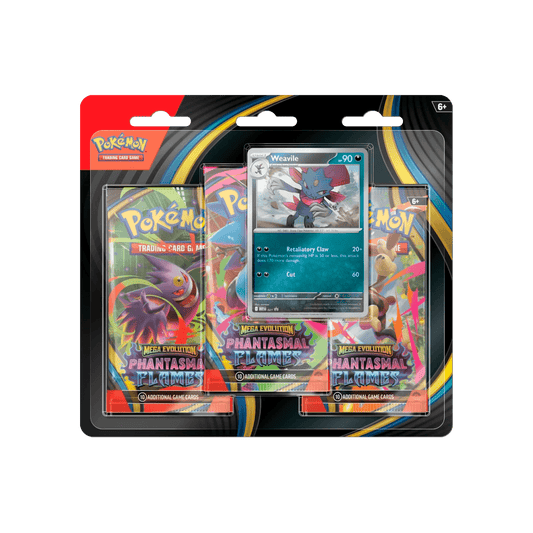 Phantasma Flames 3 Pack Blister Weavile - Psydeck