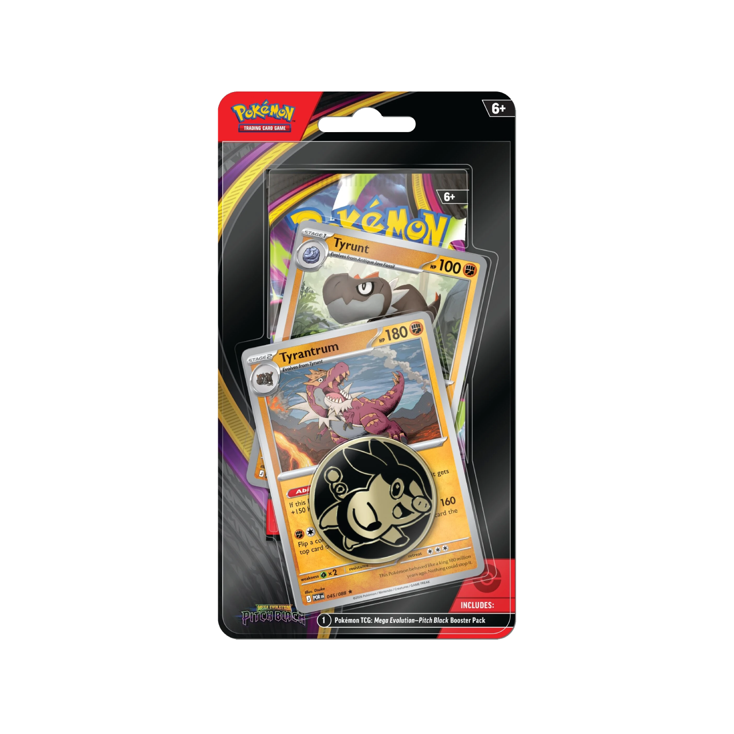 Pitch Black Checklane Blister Tyrantrum - Psydeck