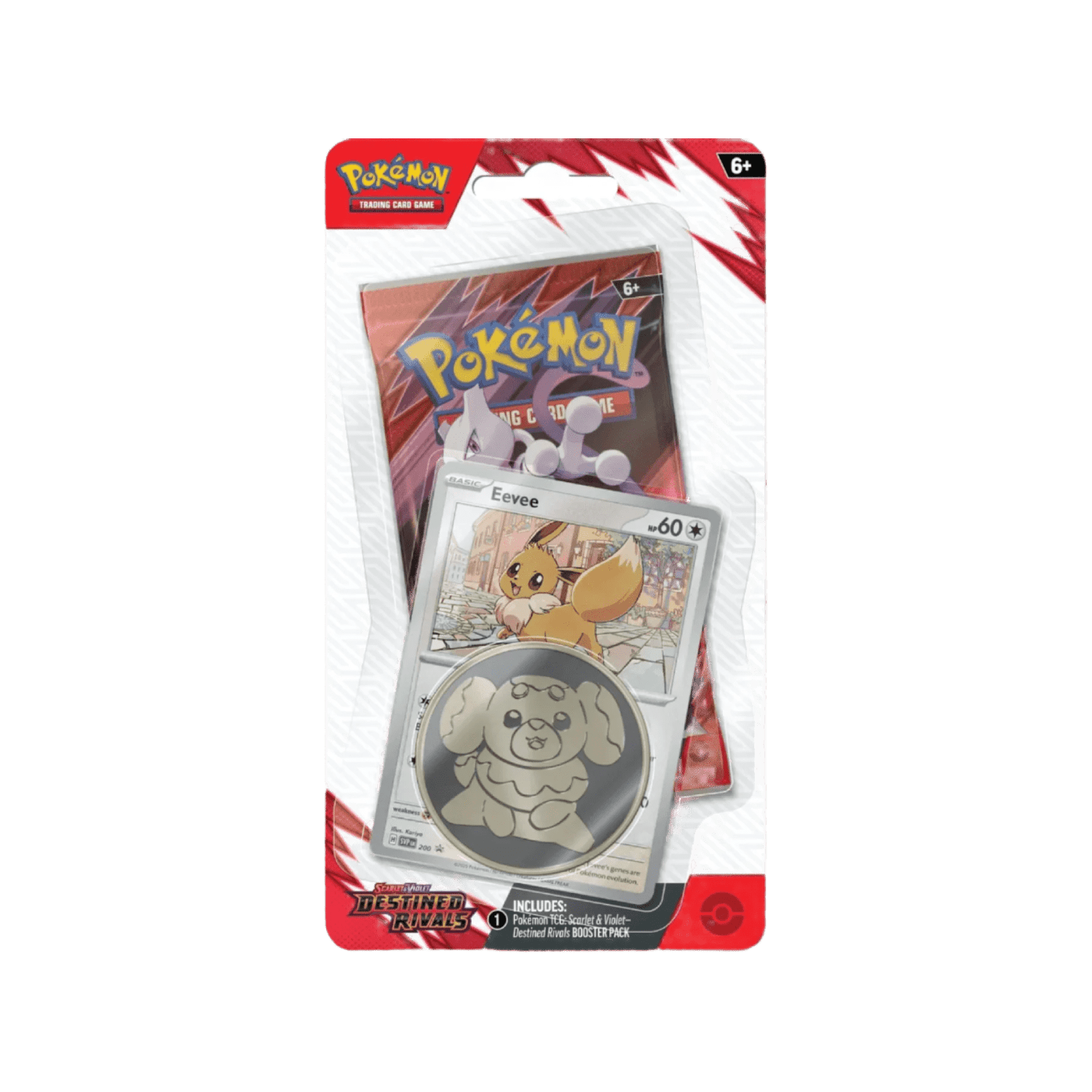 Pokemon Destined Rivals Checklane Blister Eevee - Psydeck