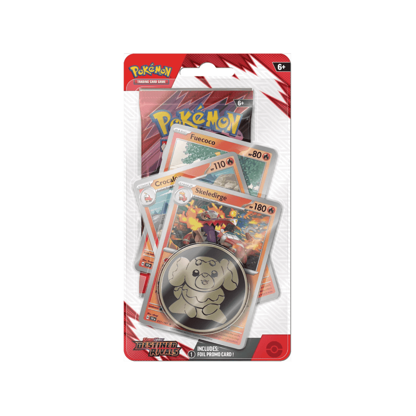 Pokemon Destined Rivals Premium Checklane Blister Skeledirge – Psydeck