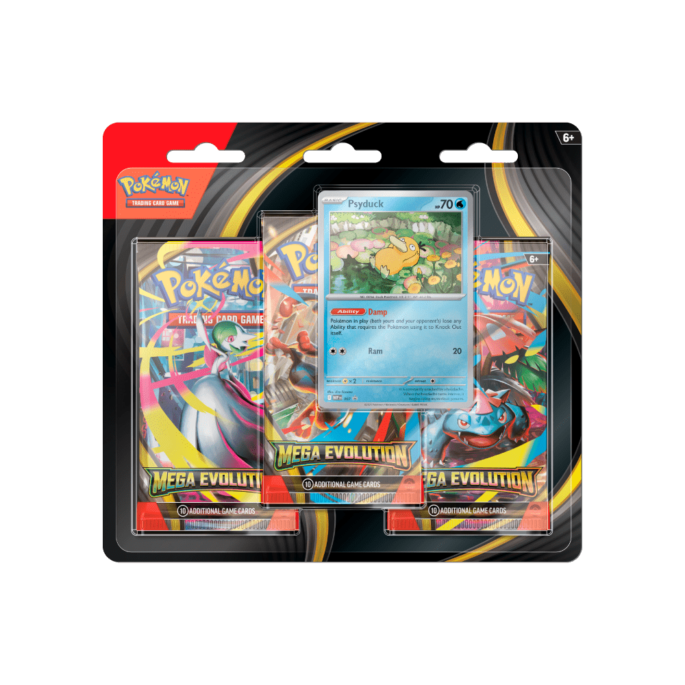 Pokemon ME01 - Mega Evolution 3 Pack Blister Psyduck - Psydeck