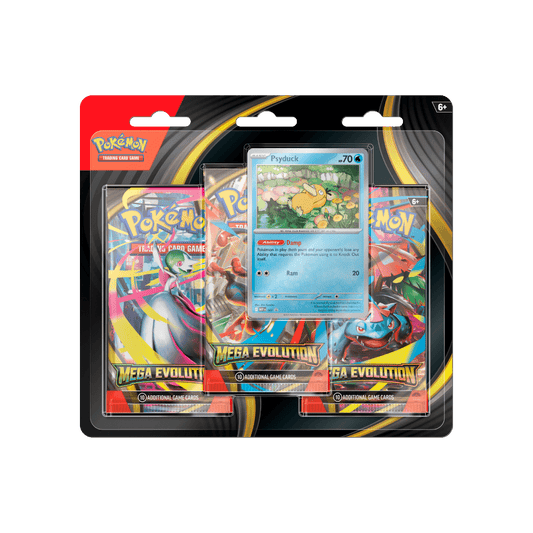 Pokemon ME01 - Mega Evolution 3 Pack Blister Psyduck - Psydeck