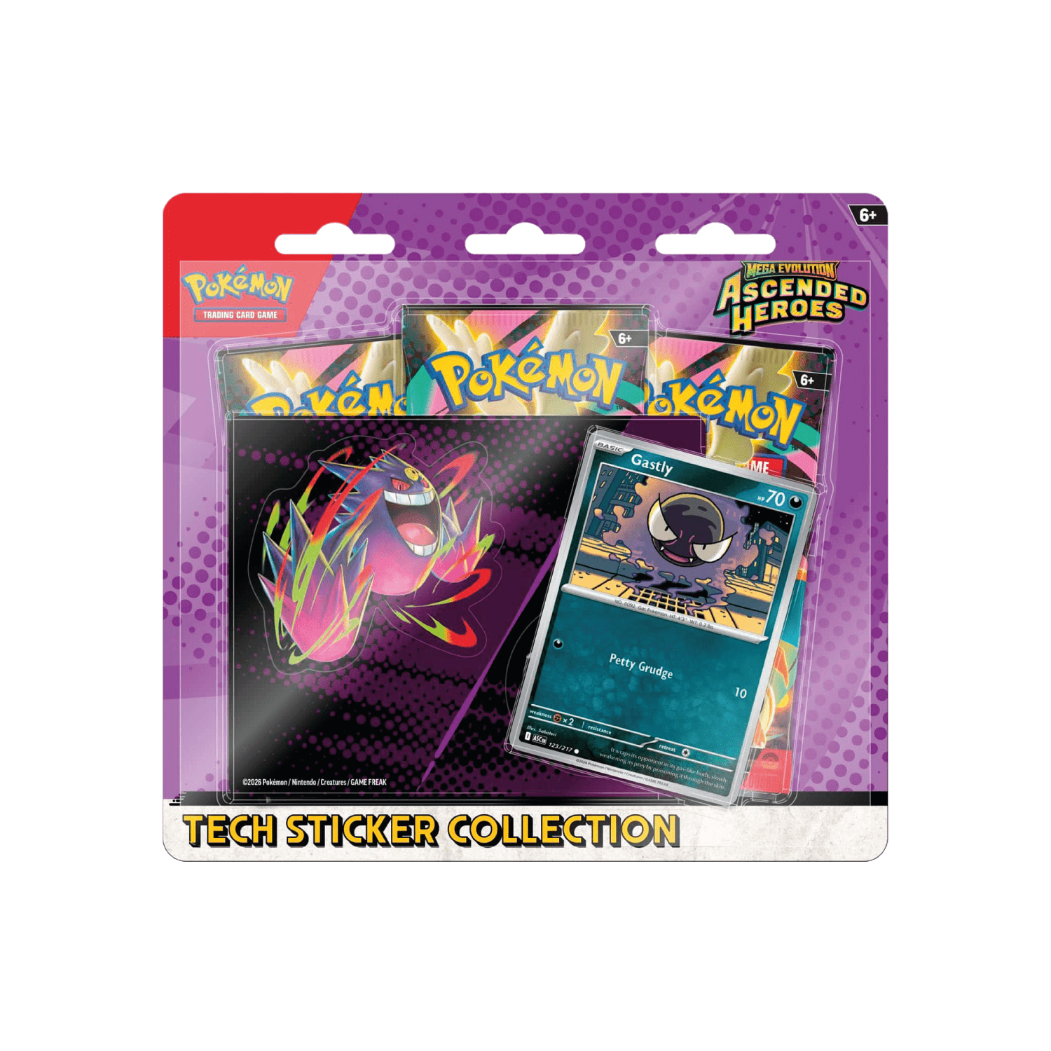 Pokemon ME2.5 - Ascended Heroes Tech Sticker Gastly - Psydeck