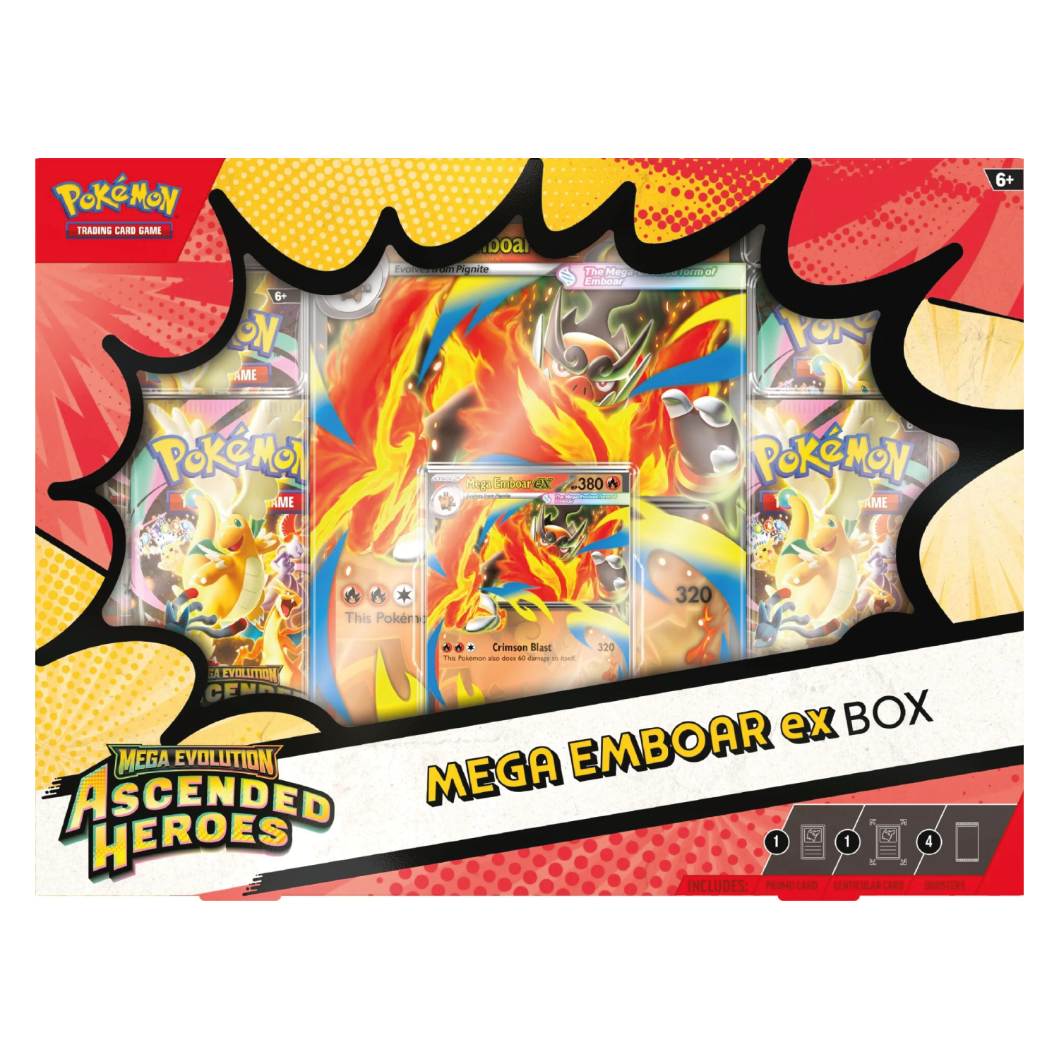 Pokemon ME2.5 - Mega Emboar ex Box Ascended Heroes - Psydeck