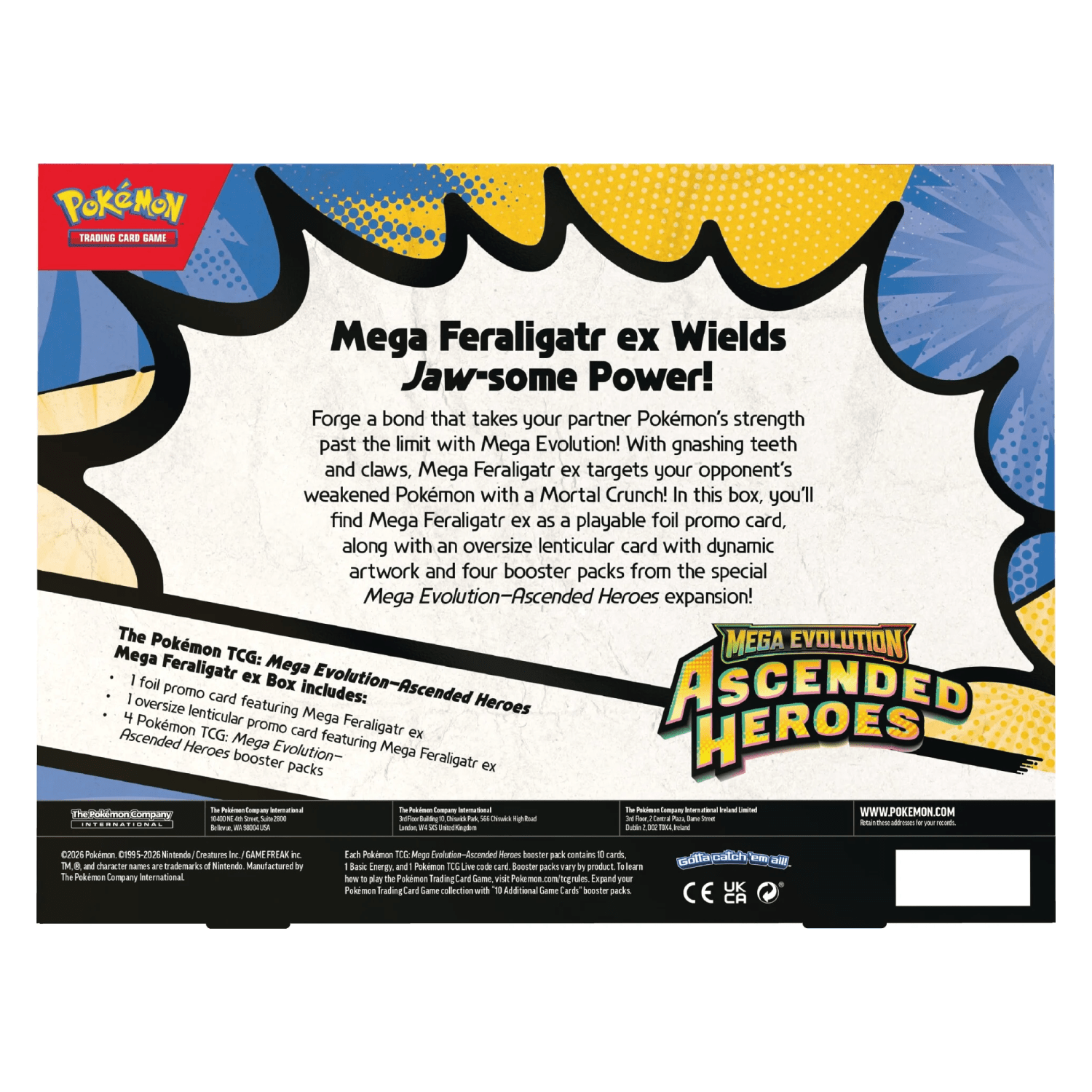 Pokemon ME2.5 - Mega Feraligatr ex Box Ascended Heroes - Psydeck