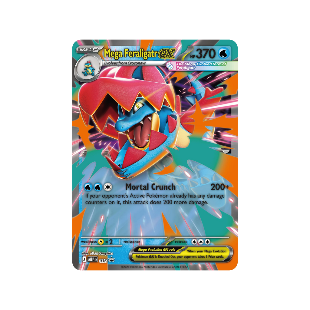 Pokemon ME2.5 - Mega Feraligatr ex Box Ascended Heroes - Psydeck