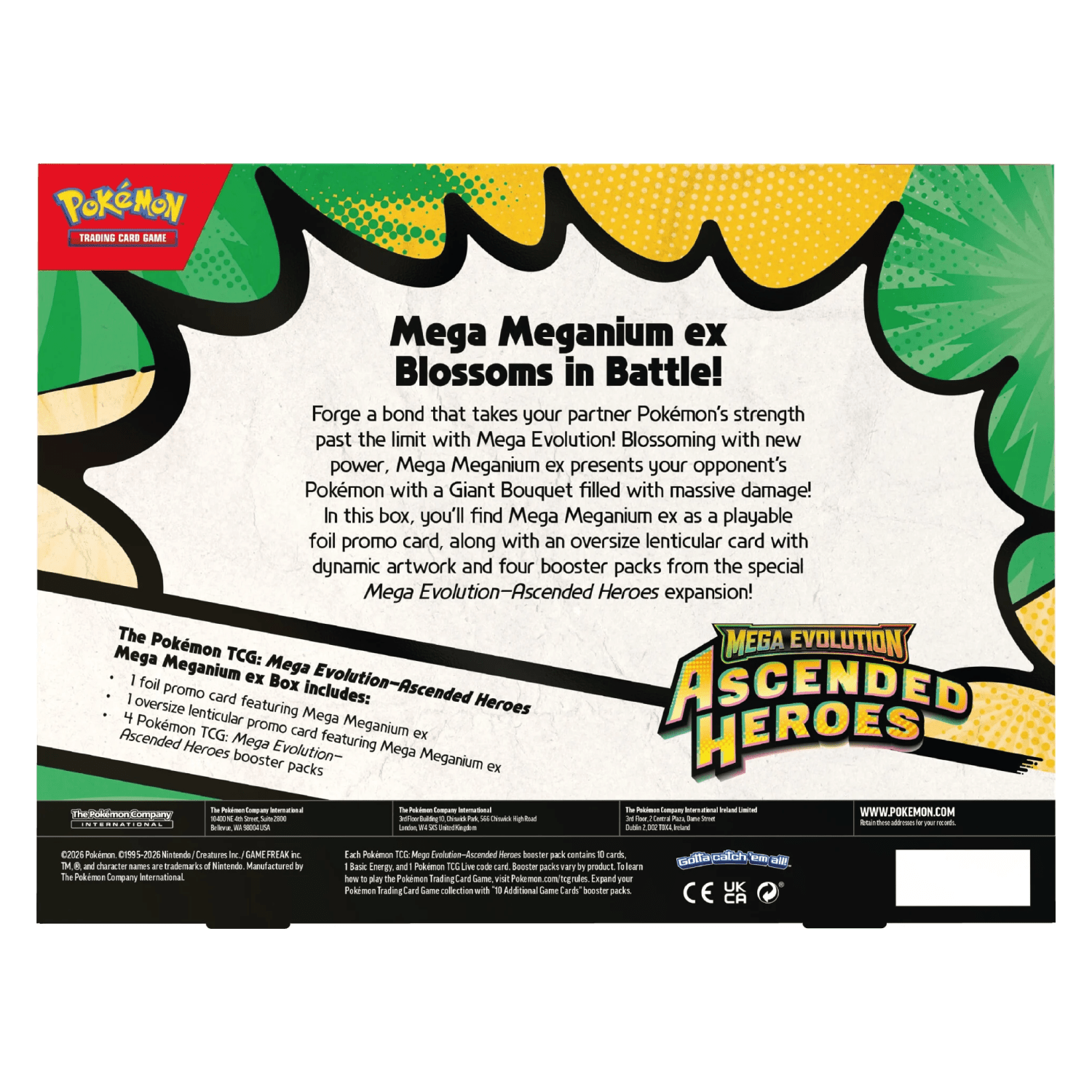 Pokemon ME2.5 - Mega Meganium ex Box Ascended Heroes - Psydeck