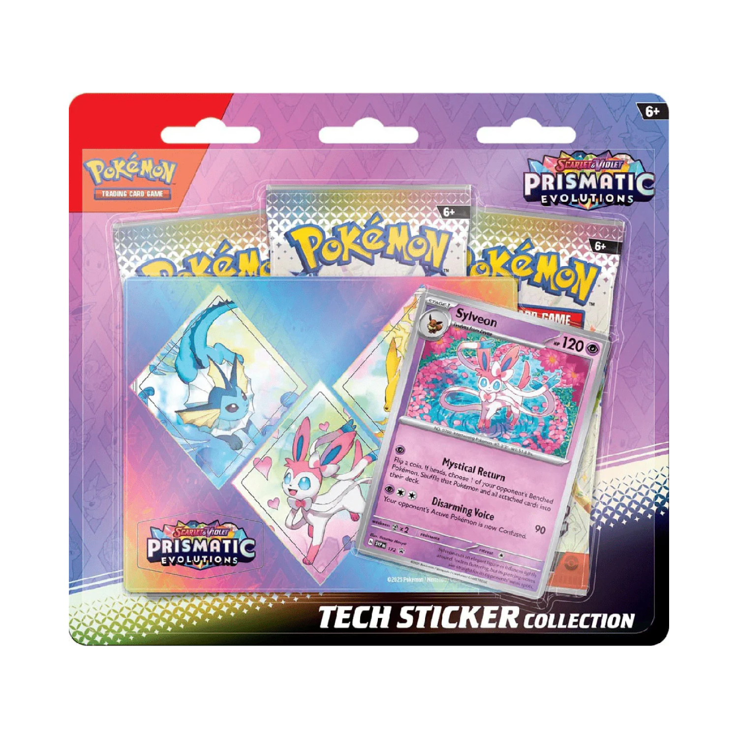 Pokemon Scarlet & Violet - Prismatic Evolutions Sylveon Tech Sticker Collection - Psydeck