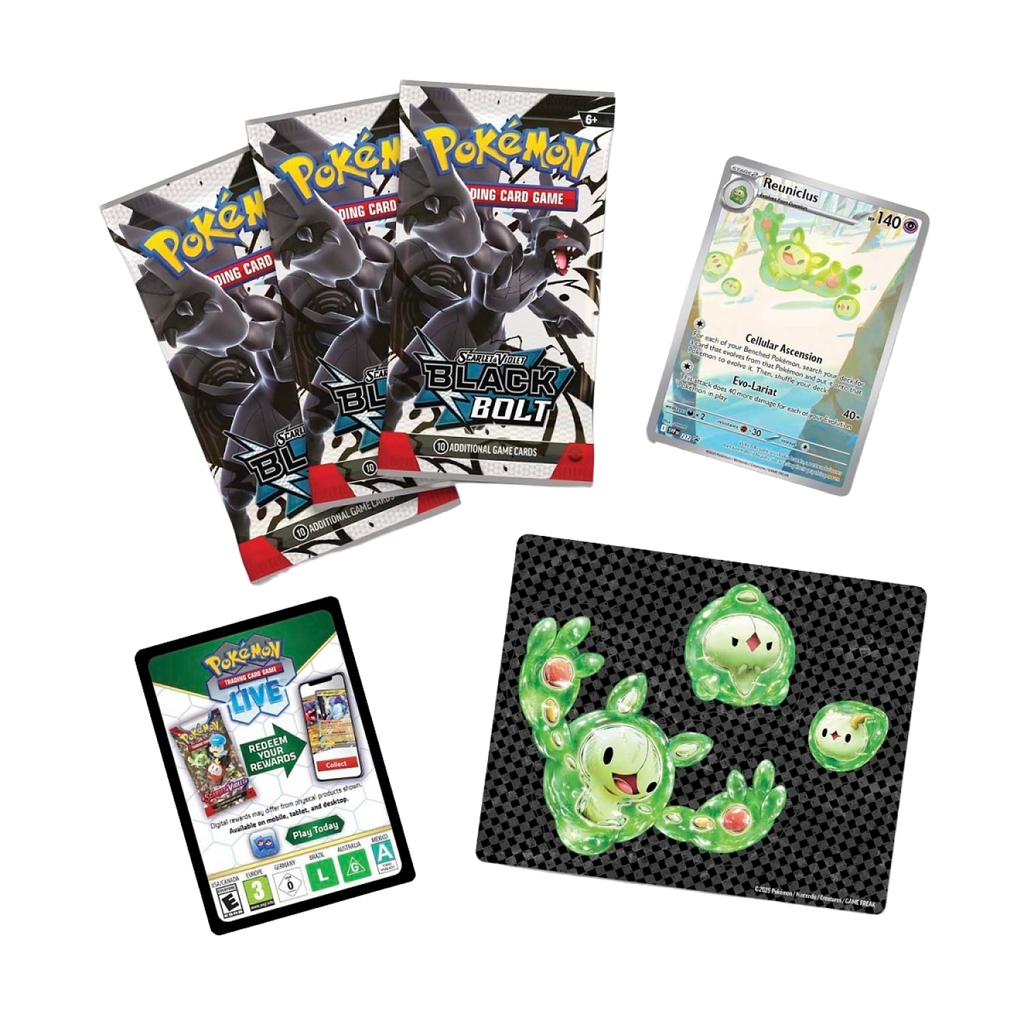 Pokemon SV10.5 - Black Bolt Tech Sticker - Psydeck