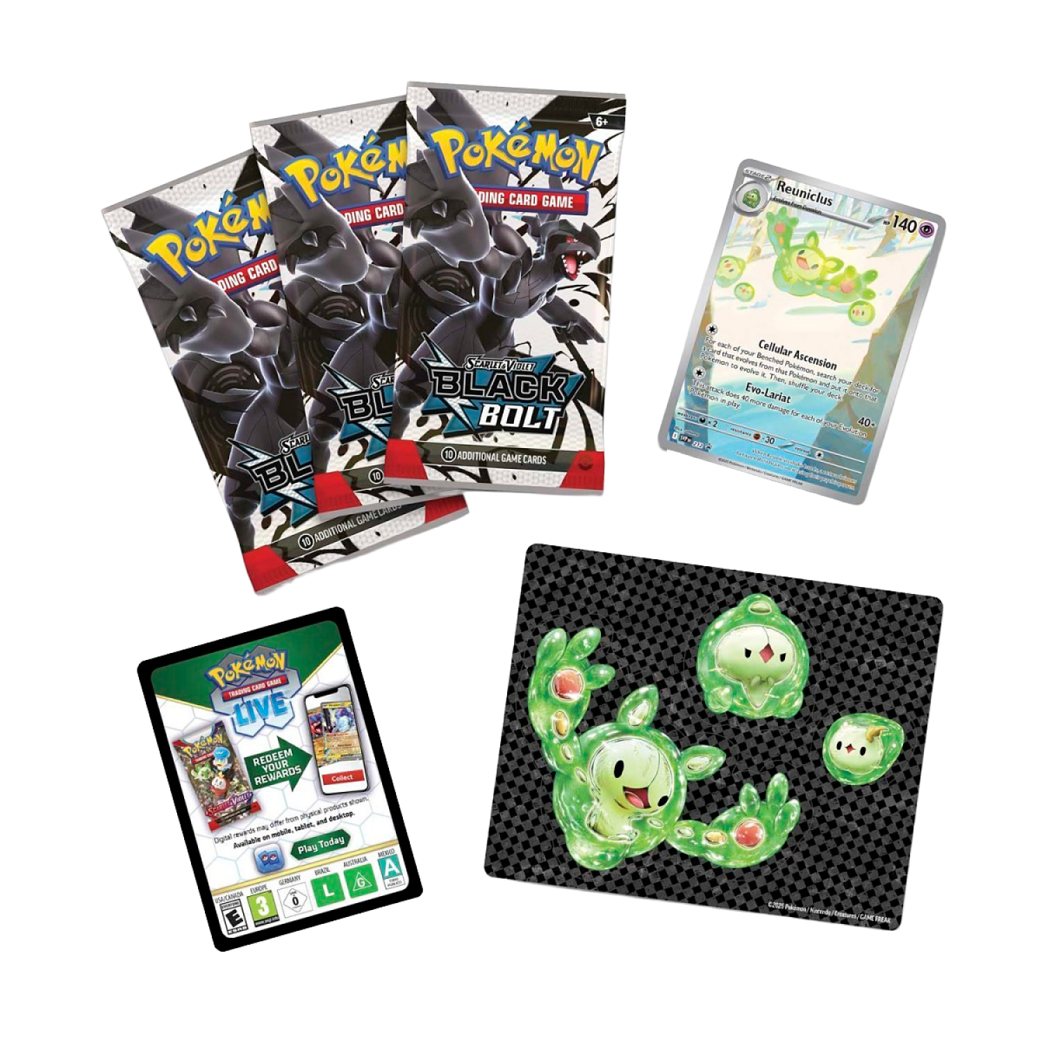 Pokemon SV10.5 - Black Bolt Tech Sticker - Psydeck