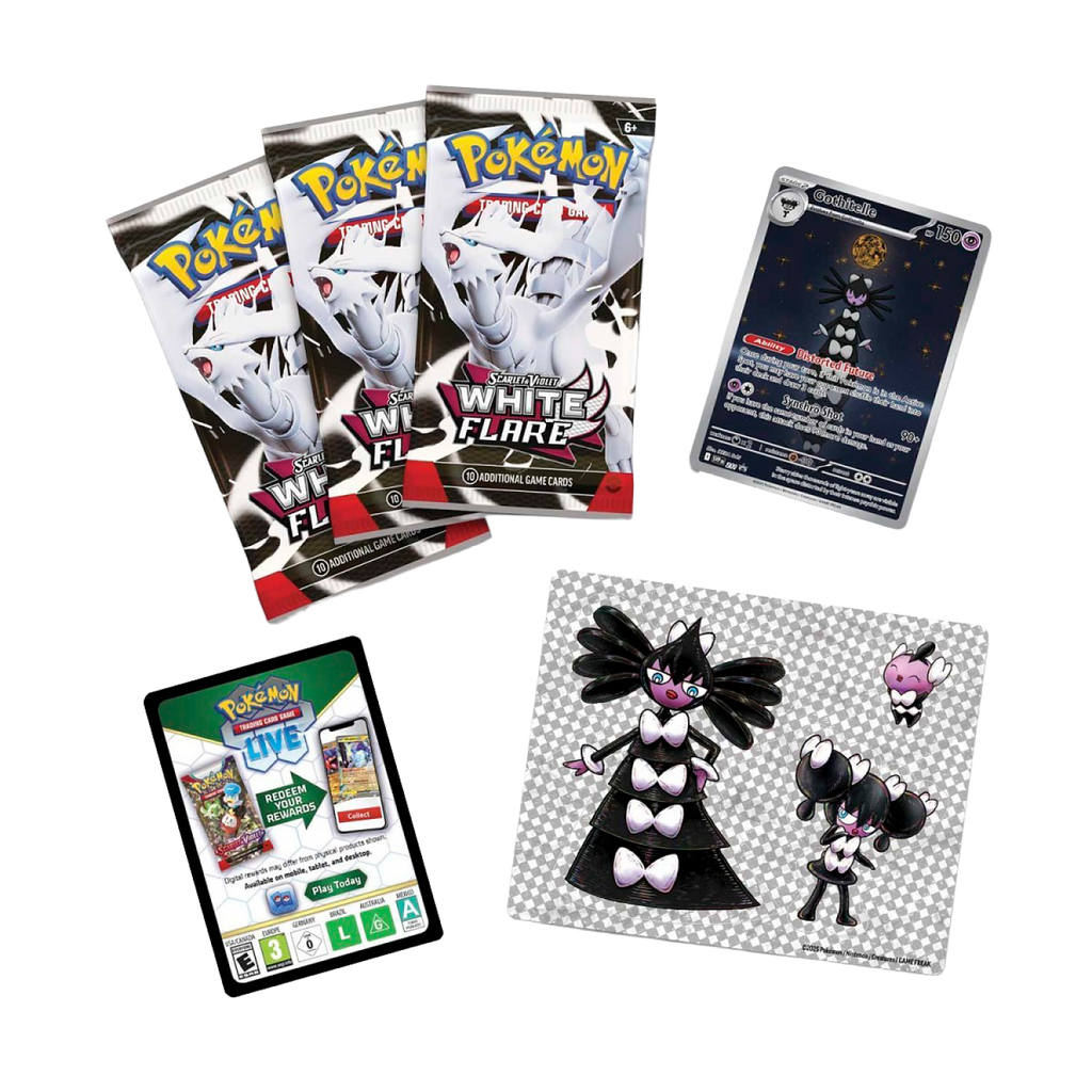 Pokemon SV10.5 - White Flare Tech Sticker - Psydeck