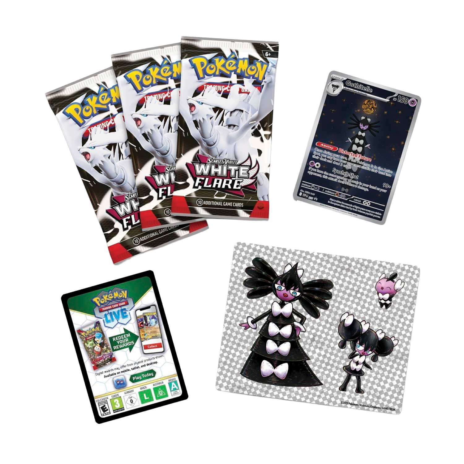 Pokemon SV10.5 - White Flare Tech Sticker - Psydeck