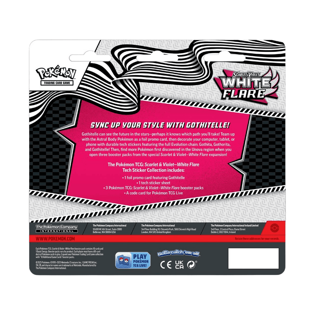 Pokemon SV10.5 - White Flare Tech Sticker - Psydeck