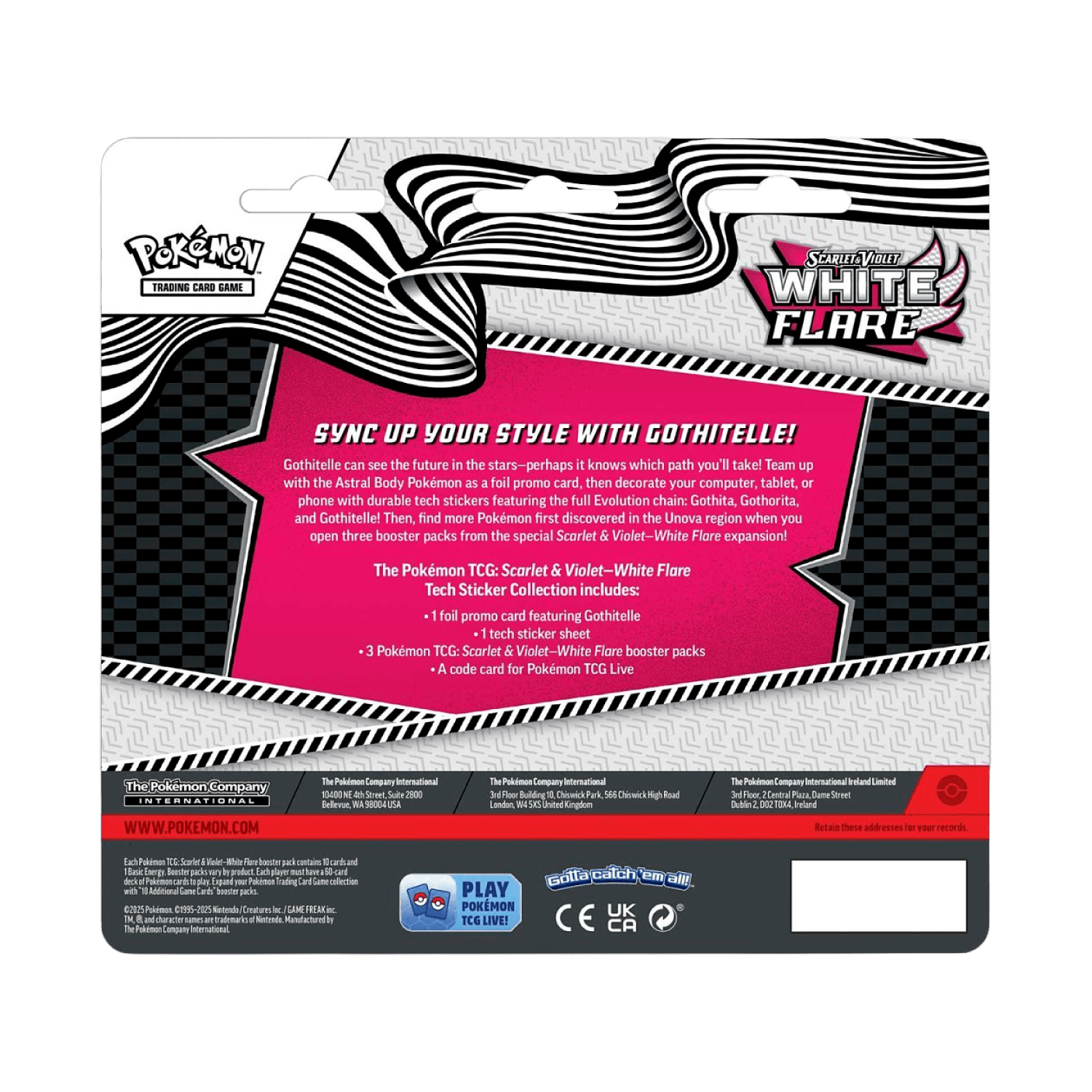 Pokemon SV10.5 - White Flare Tech Sticker - Psydeck