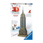 Puzzle 3D Mini Empire State Building 54 Peças - Psydeck