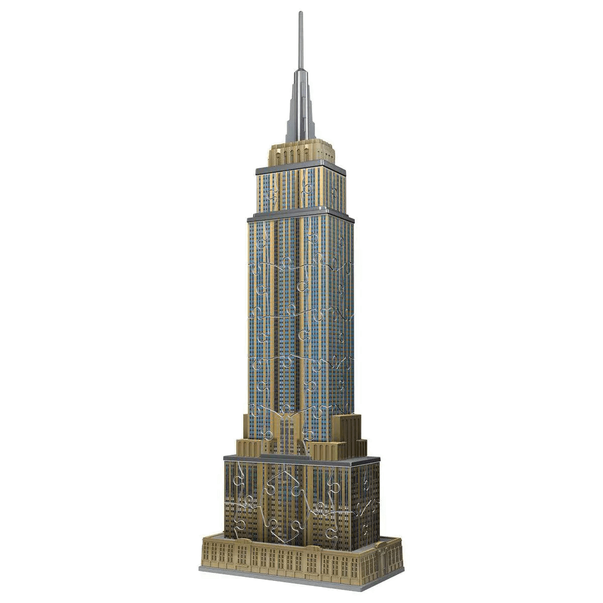 Puzzle 3D Mini Empire State Building 54 Peças - Psydeck