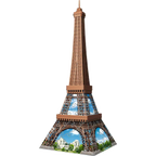 Puzzle 3D Mini Torre Eiffel 54 Peças - Psydeck