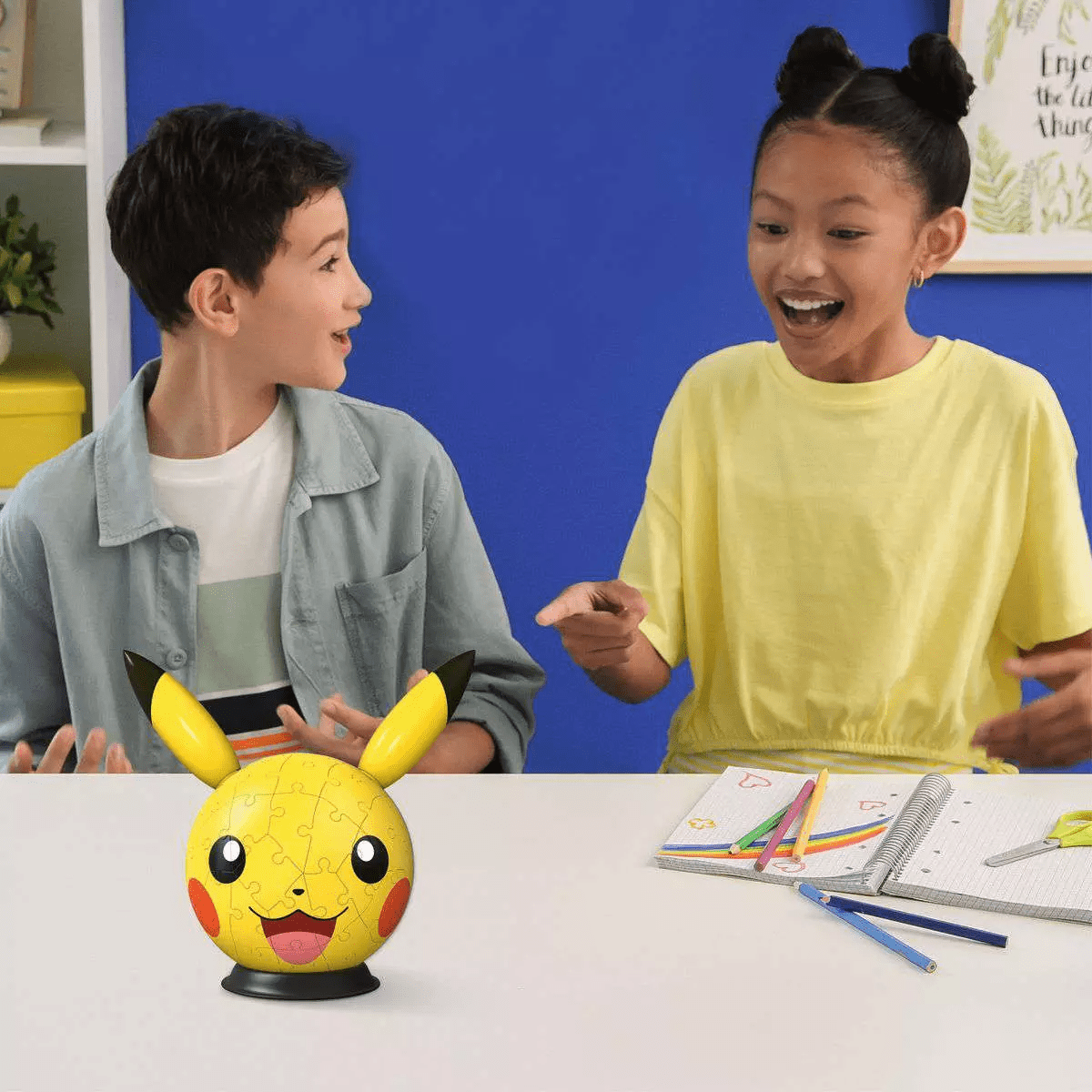 Puzzle 3D Pikachu com Orelhas 72 Peças - Psydeck