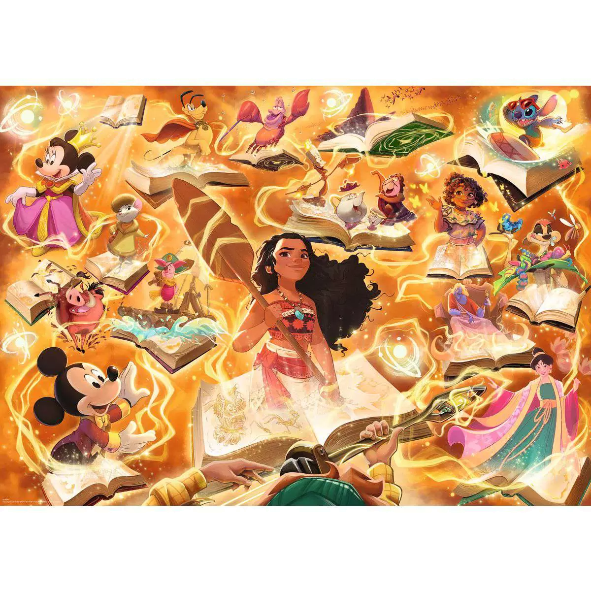 Puzzle Disney Lorcana Glimmers of the Realm: Amber 1000 Peças - Psydeck