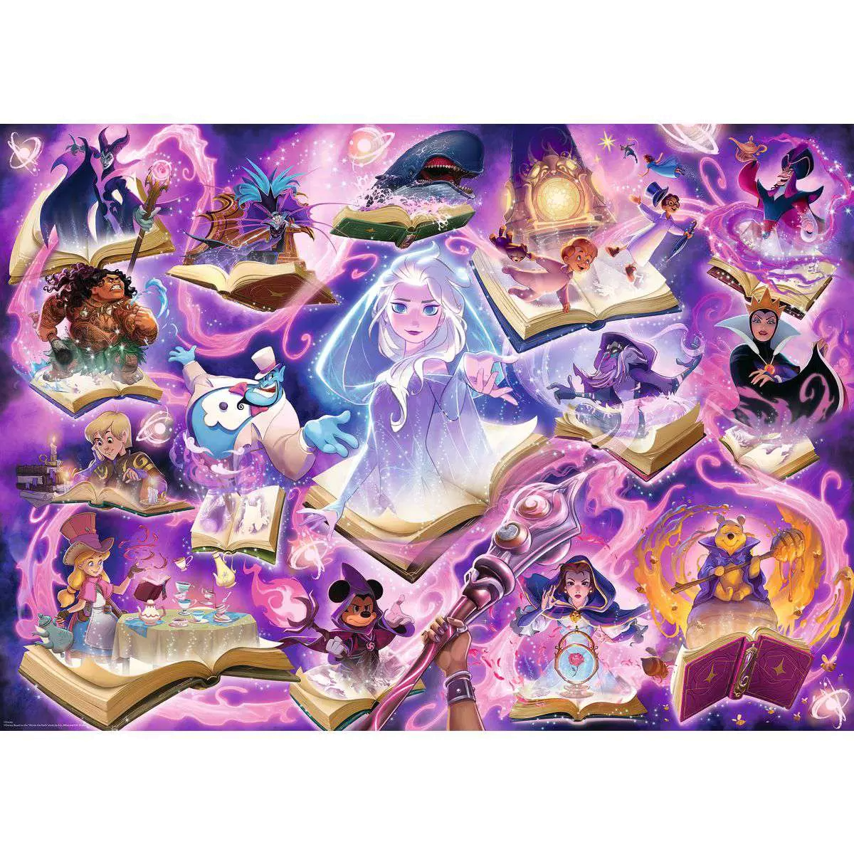Puzzle Disney Lorcana Glimmers of the Realm: Amethyst 1000 Peças - Psydeck