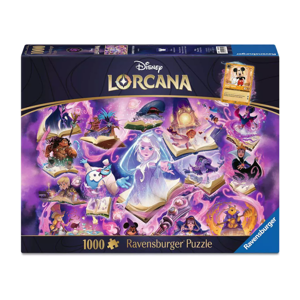 Puzzle Disney Lorcana Glimmers of the Realm: Amethyst 1000 Peças - Psydeck