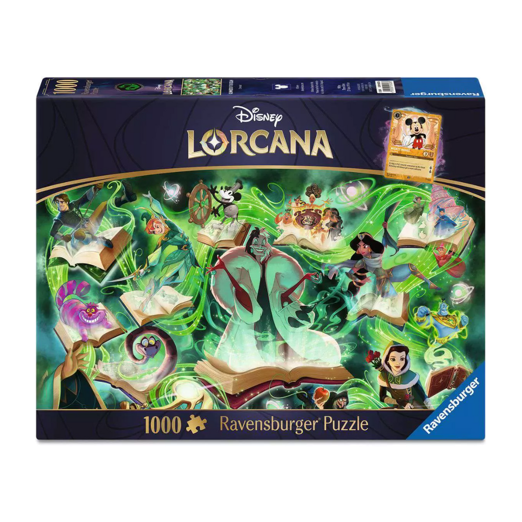 Puzzle Disney Lorcana Glimmers of the Realm: Emerald 1000 Peças - Psydeck