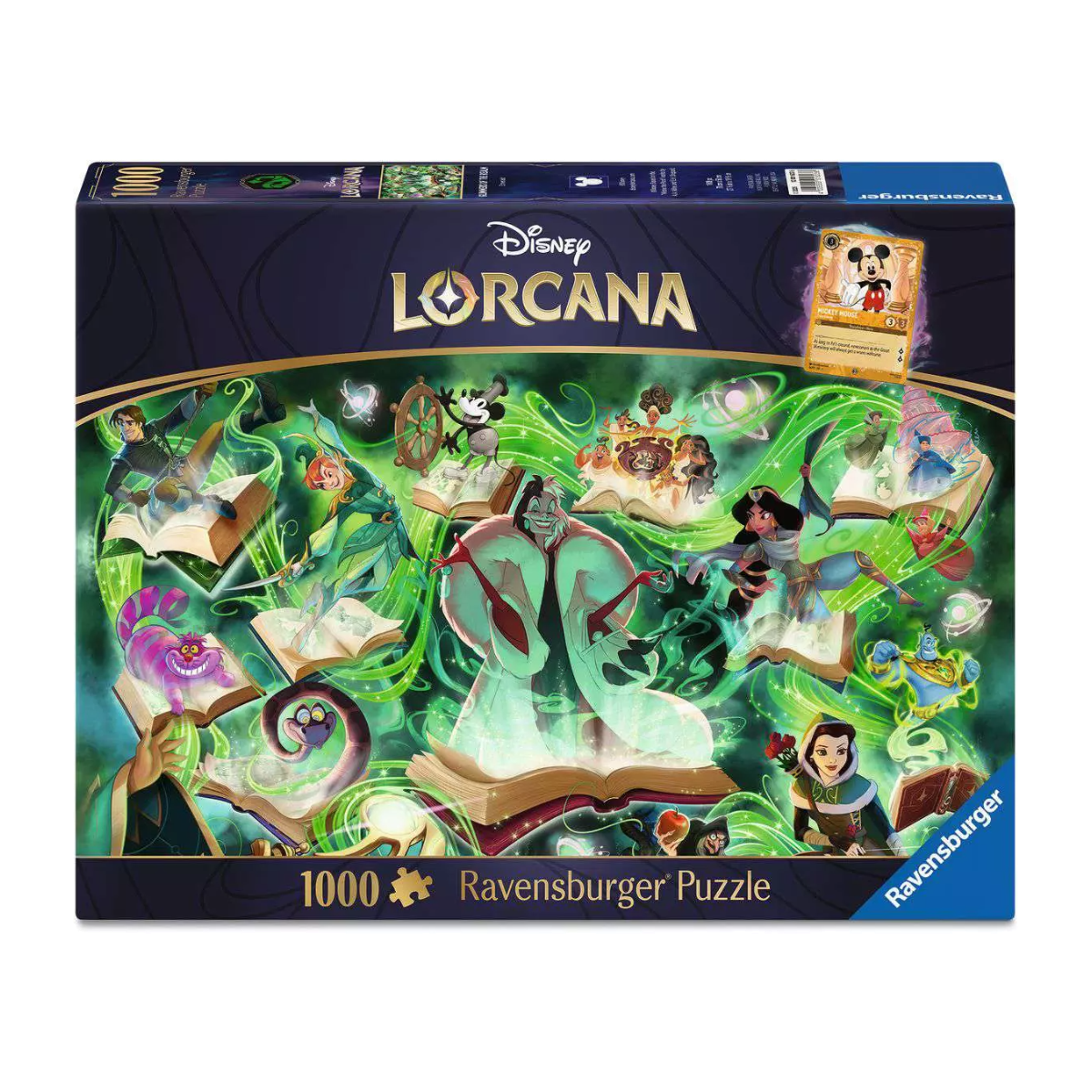 Puzzle Disney Lorcana Glimmers of the Realm: Emerald 1000 Peças - Psydeck