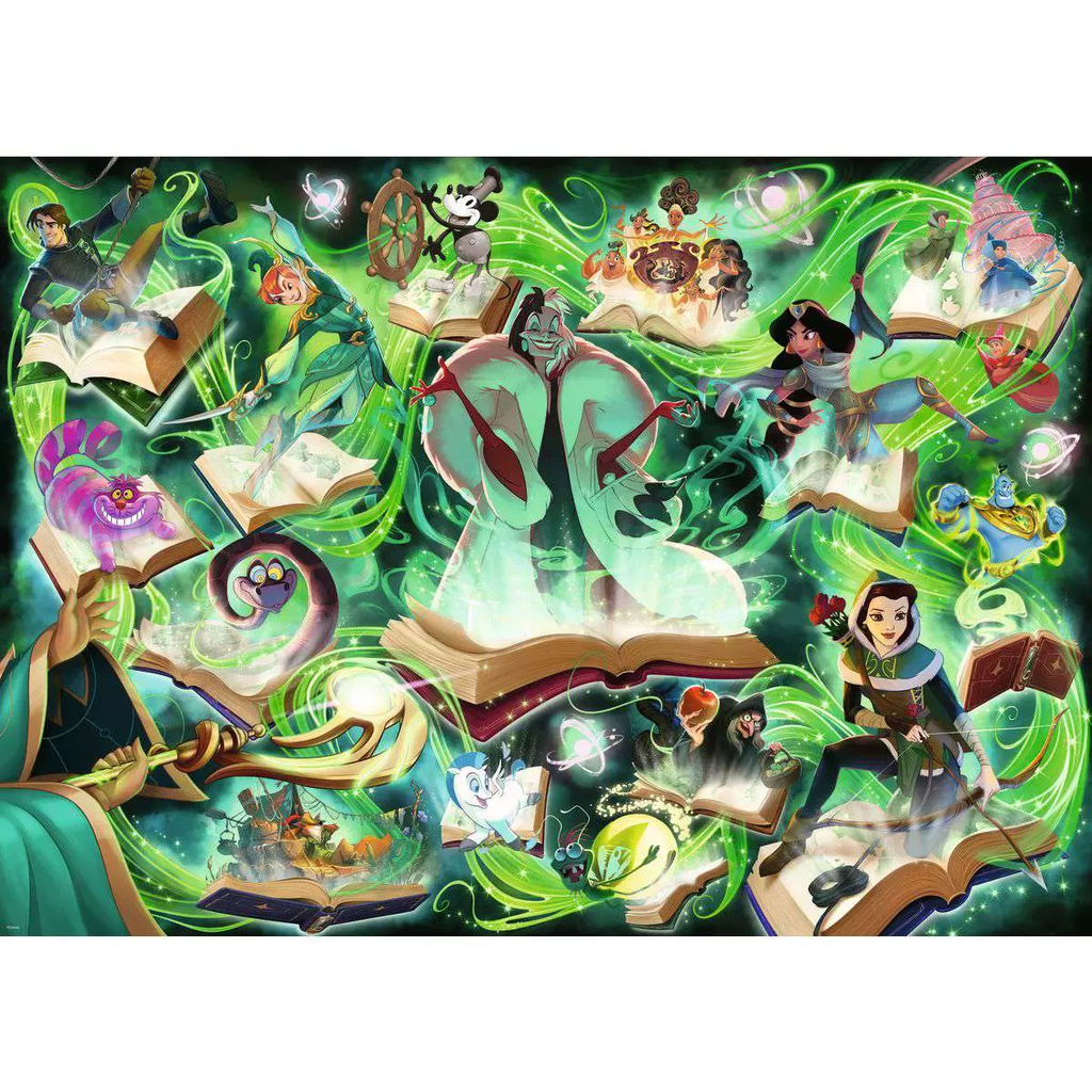 Puzzle Disney Lorcana Glimmers of the Realm: Emerald 1000 Peças - Psydeck