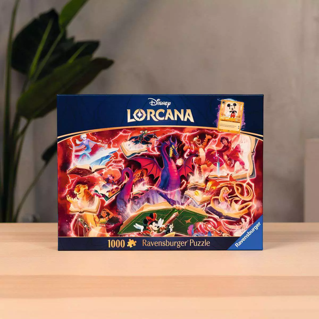 Puzzle Disney Lorcana Glimmers of the Realm: Ruby 1000 Peças - Psydeck