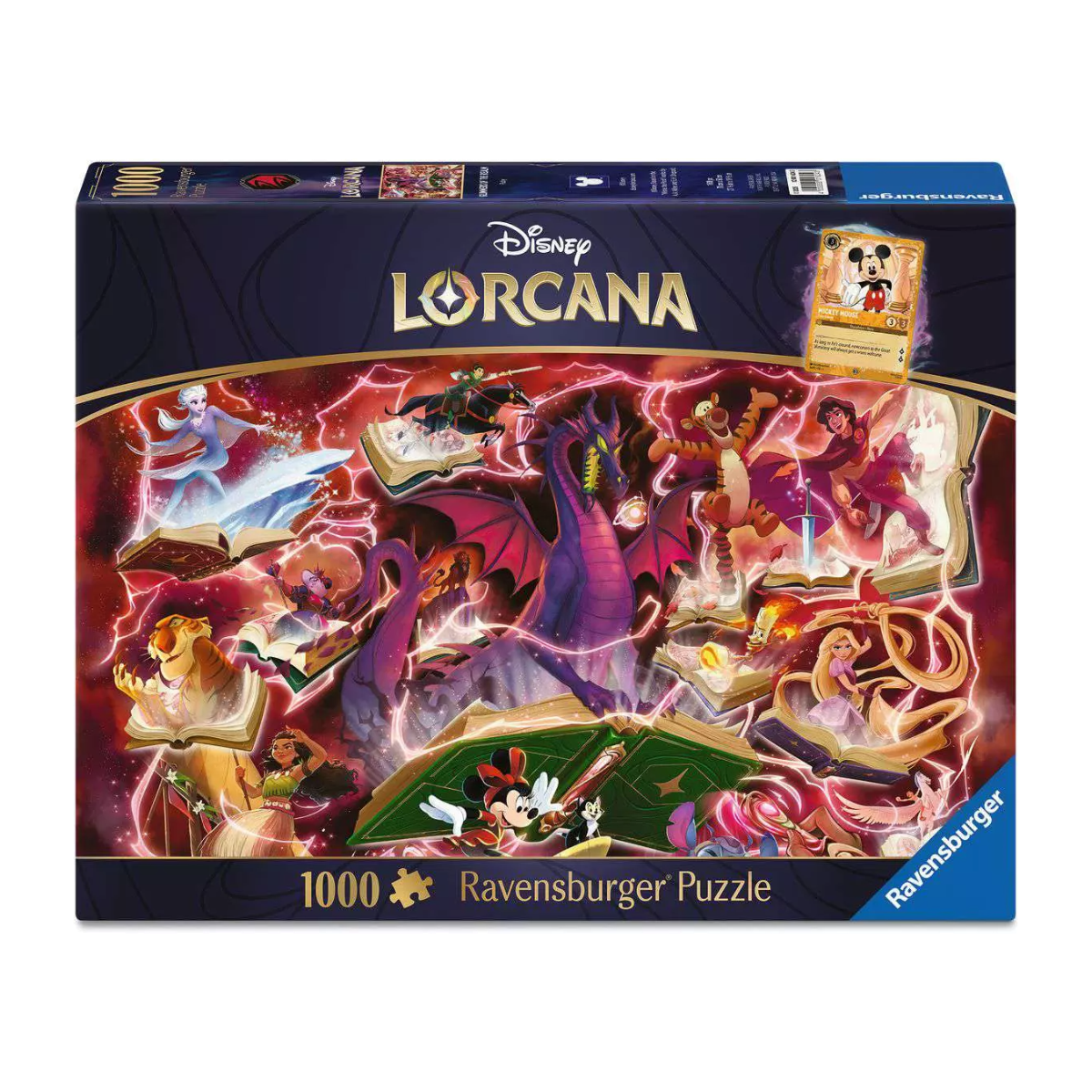 Puzzle Disney Lorcana Glimmers of the Realm: Ruby 1000 Peças - Psydeck