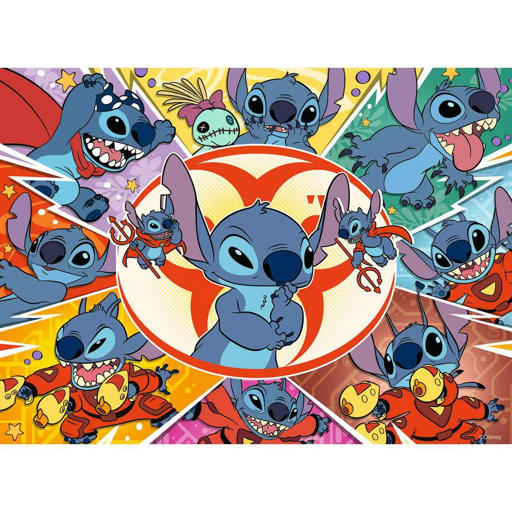 Puzzle Disney Stitch In My Own World 100 Peças XXL - Psydeck