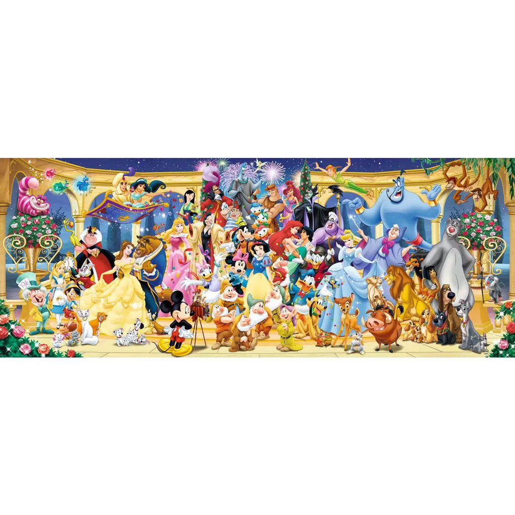 Puzzle Panorâmico Disney Foto de Grupo 1000 Peças - Psydeck