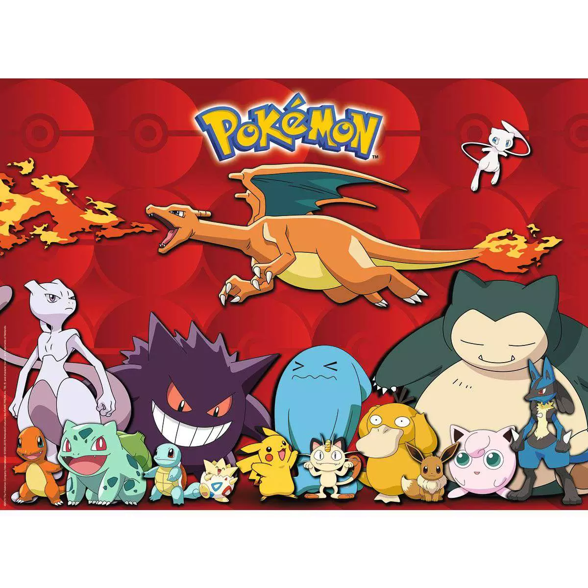 Puzzle Pokémon 100 Peças XXL - Psydeck
