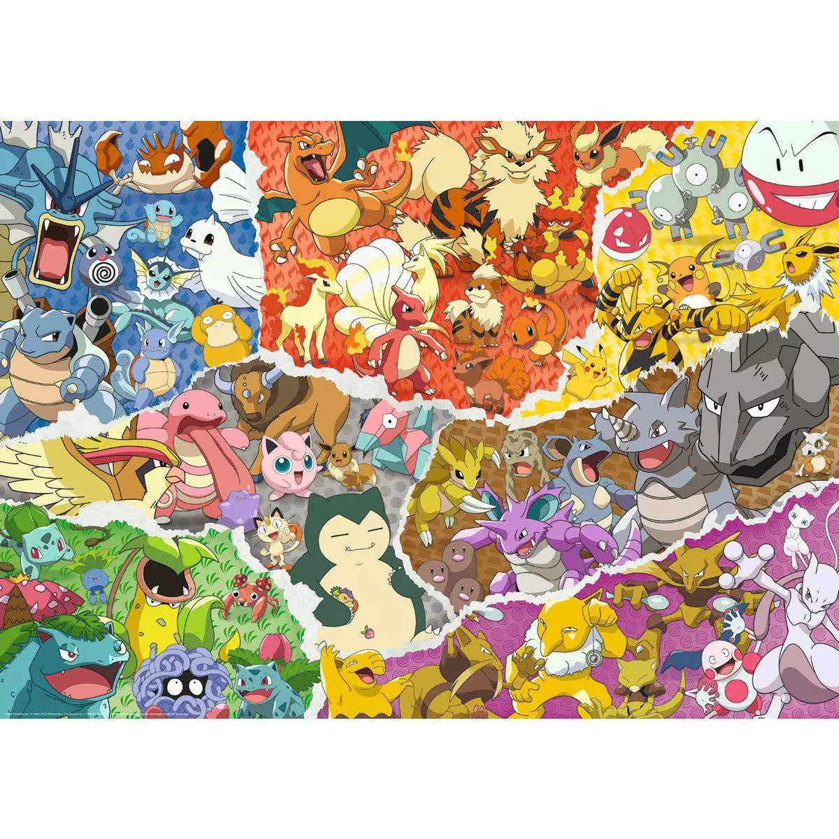 Puzzle Pokémon Adventure 1000 Peças - Psydeck