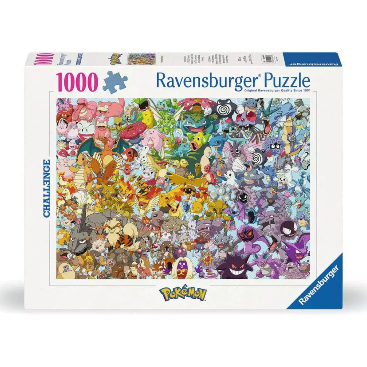 Puzzle Pokémon Challenge 1000 Peças - Psydeck