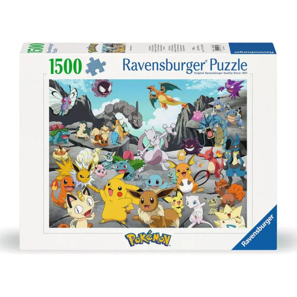 Puzzle Pokémon Classics 1500 Peças - Psydeck