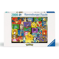 Puzzle Pokémon Luminous 2000 Peças - Psydeck