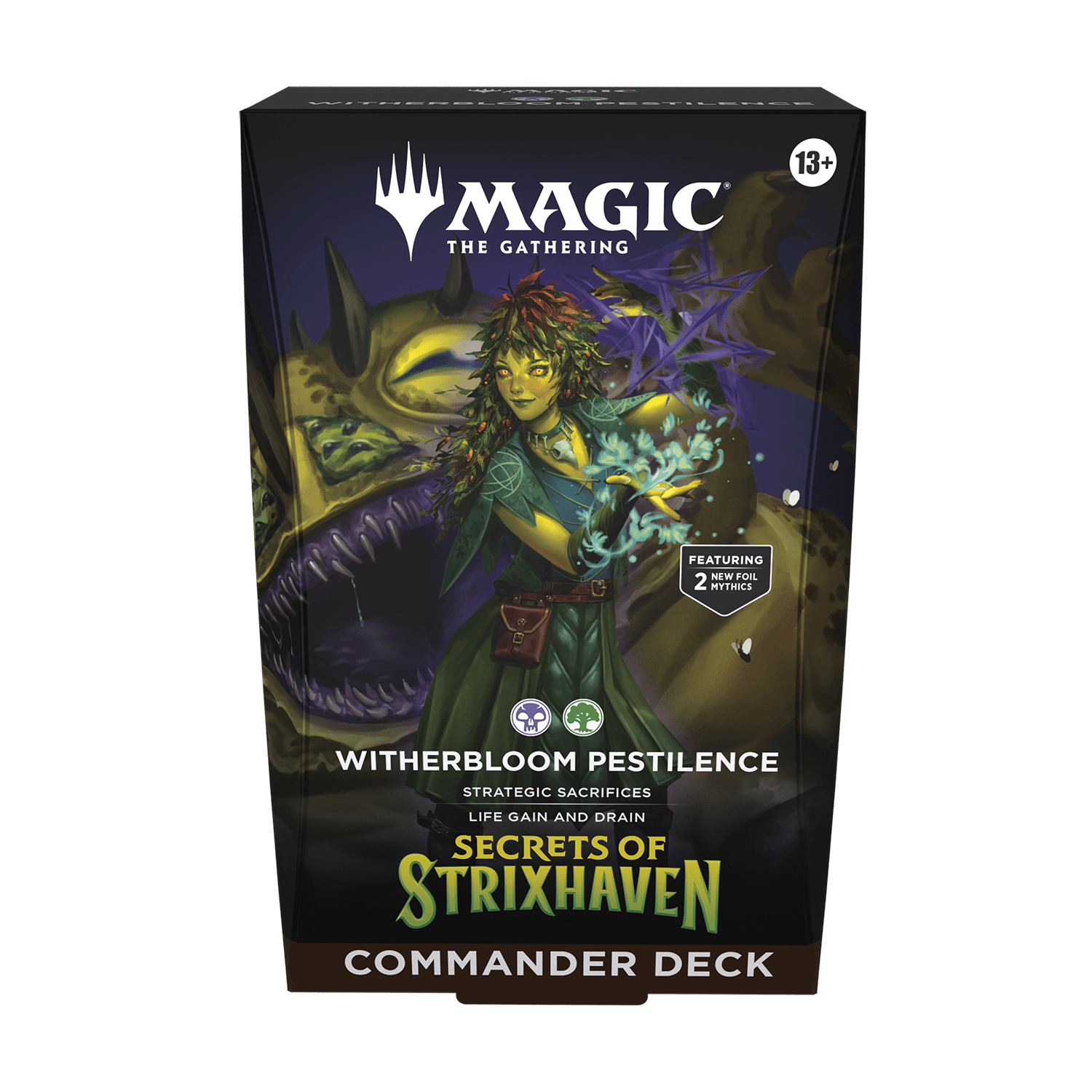 Secrets of Strixhaven Commander Deck - Witherbloom Pestilence - Psydeck