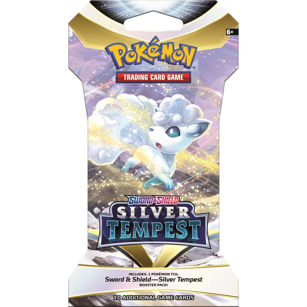 Silver Tempest Booster Pack Sleeved